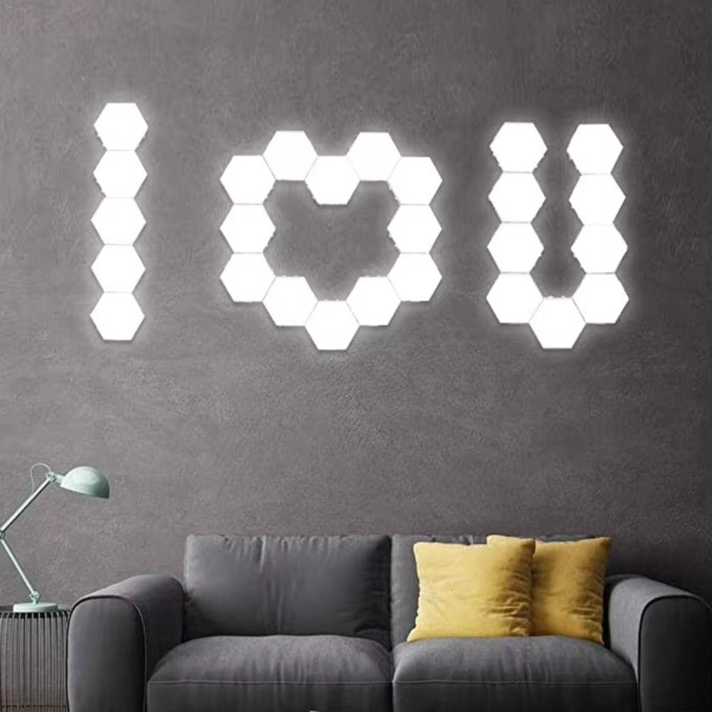 Магнитный сенсорный настенный светильник Honeycomb Night Lights Sensitive Honeycomb Lights Modular Assembly 6pcs-white light
Магнитный сенсорный настенный светильник Honeycomb Night Lights Sensitive Honeycomb Lights Modular Assembly 6pcs-white light