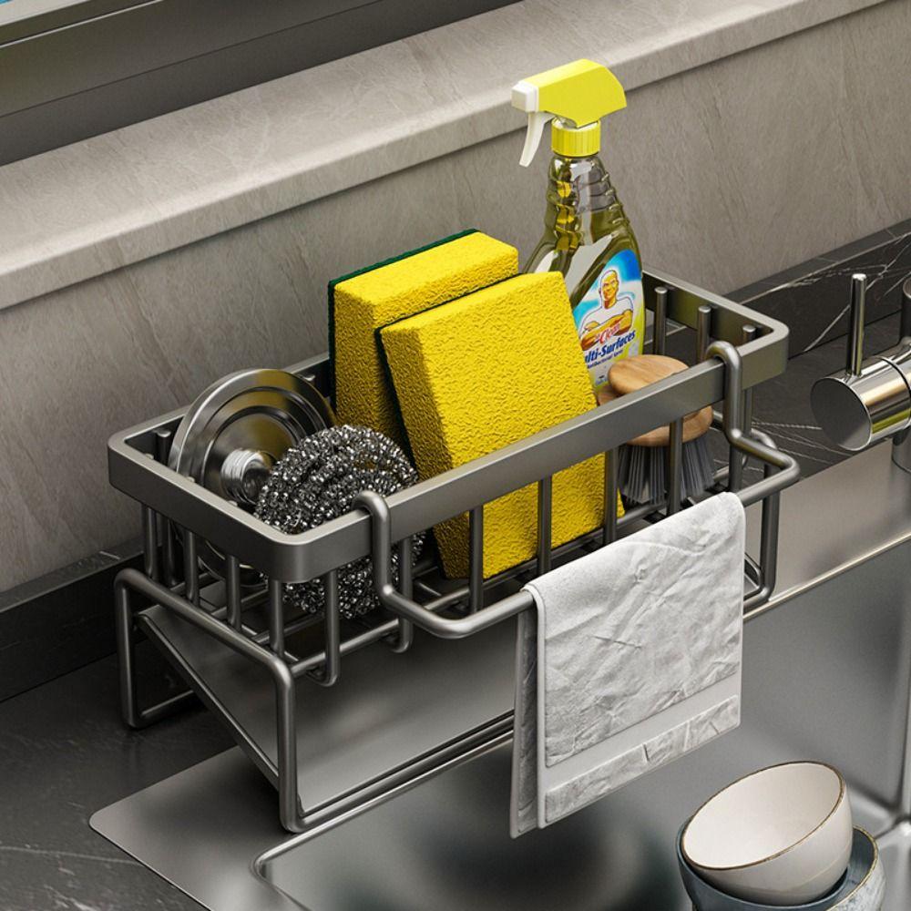 Automatic Drainage Tray Sponge Holder Rack Space Saving Dish Sponge Rack Kitchen Accessories Style 1 Black
Automatic Drainage Tray Sponge Holder Rack Space Saving Dish Sponge Rack Kitchen Accessories Style 1 Black