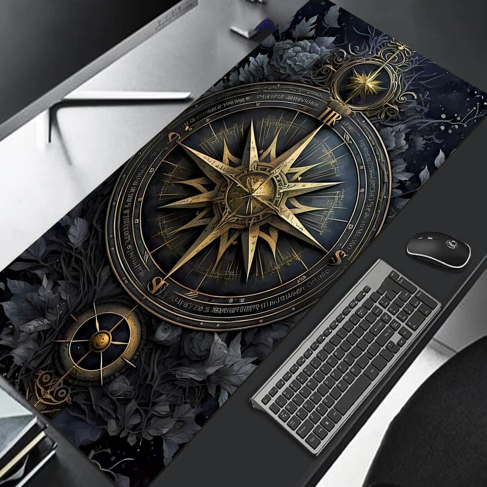 XXL Vintage Steampunk Compass Design Mouse Pad Large Gaming Office Desk Mat Non-Slip Stitched Edges for Gamers and Home Office 300x600x2MM хакі
XXL Vintage Steampunk Compass Design Mouse Pad Large Gaming Office Desk Mat Non-Slip Stitched Edges for Gamers and Home Office 300x600x2MM хакі