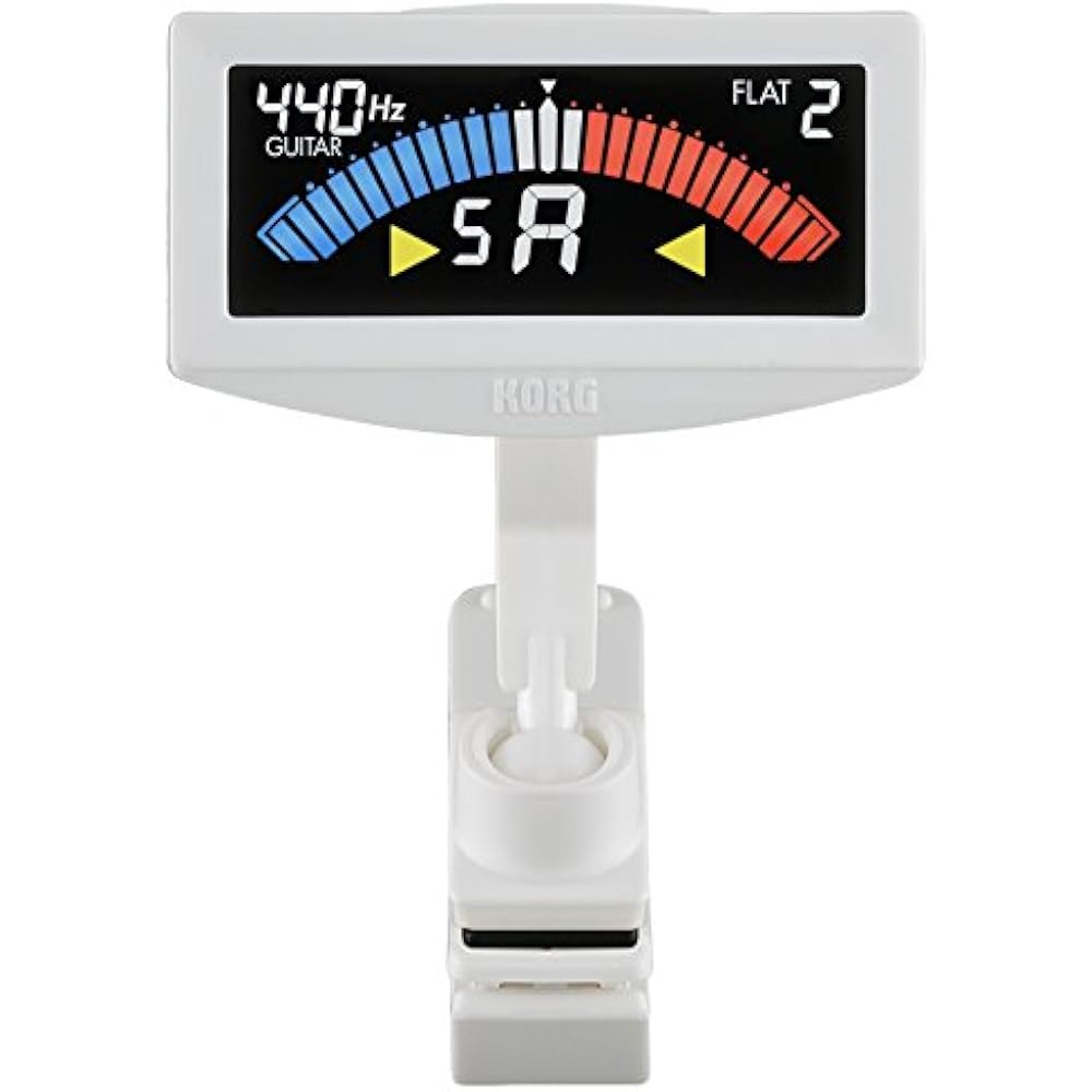KORG (KORG) Guitar/Bass Clip Tuner PitchCrow-G AW-4G WH White ± 0.1 cent High Accuracy Color Disp...
KORG (KORG) Guitar/Bass Clip Tuner PitchCrow-G AW-4G WH White ± 0.1 cent High Accuracy Color Disp...