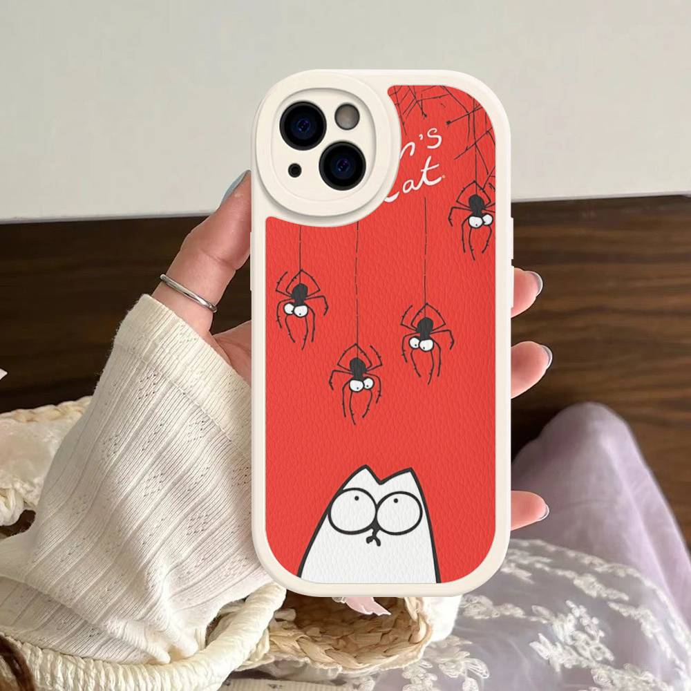 Comedy Animated S-Simons Cat Leather Phone Case For IPhone 16 16e 15 14 13 12 11 Pro Max Plus Mini Cover iphone XS
Comedy Animated S-Simons Cat Leather Phone Case For IPhone 16 16e 15 14 13 12 11 Pro Max Plus Mini Cover iphone XS