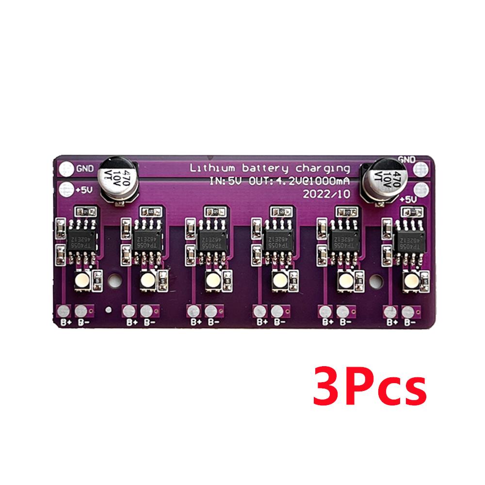 3Pcs Charging Module PCB Circuit Board Charger Array 5V Input for 18650 4.2V Lithium Battery Electric Scooter Accessories
3Pcs Charging Module PCB Circuit Board Charger Array 5V Input for 18650 4.2V Lithium Battery Electric Scooter Accessories