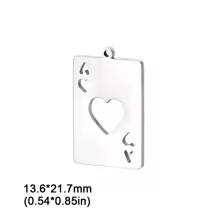Teamer 3pcs/Lot Poker Card Ace of Hearts Pendant For Necklace Jewelry Making Stainless Steel Gold Color Charms Wholesale
Teamer 3pcs/Lot Poker Card Ace of Hearts Pendant For Necklace Jewelry Making Stainless Steel Gold Color Charms Wholesale
