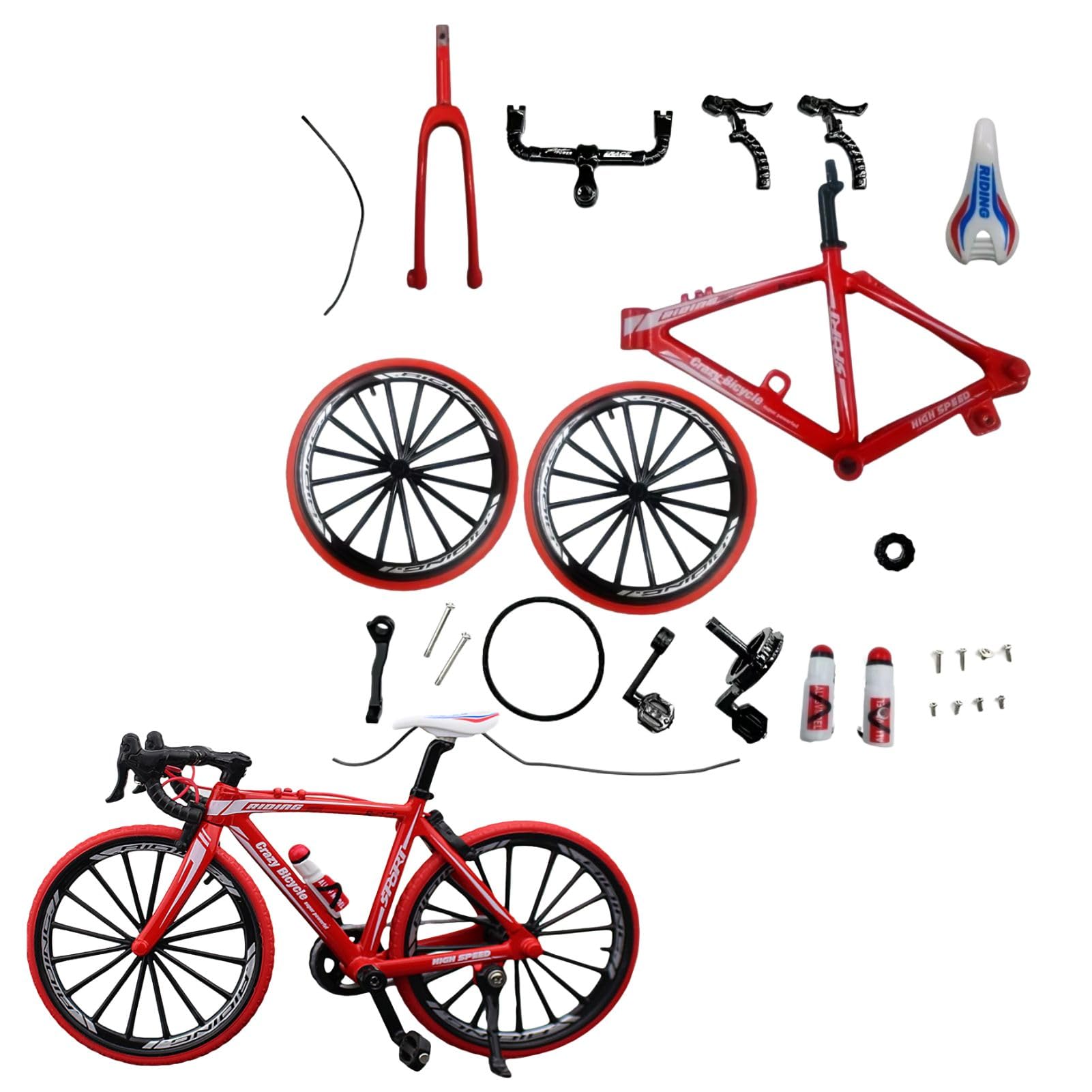 MORYTRADE Велосипедная игрушка Модель шоссейного велосипеда Литая машина Гоночный велосипед Тип сборки Красный
MORYTRADE Велосипедная игрушка Модель шоссейного велосипеда Литая машина Гоночный велосипед Тип сборки Красный