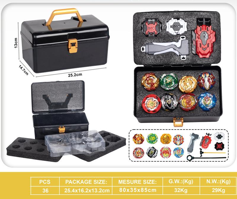 Игрушка Взрывной Гироскоп Взрывной Гироскоп Набор для Атаки с Ящиком для Инструментов Двусторонний Запускатель Боевая Арена Дети
Игрушка Взрывной Гироскоп Взрывной Гироскоп Набор для Атаки с Ящиком для Инструментов Двусторонний Запускатель Боевая Арена Дети