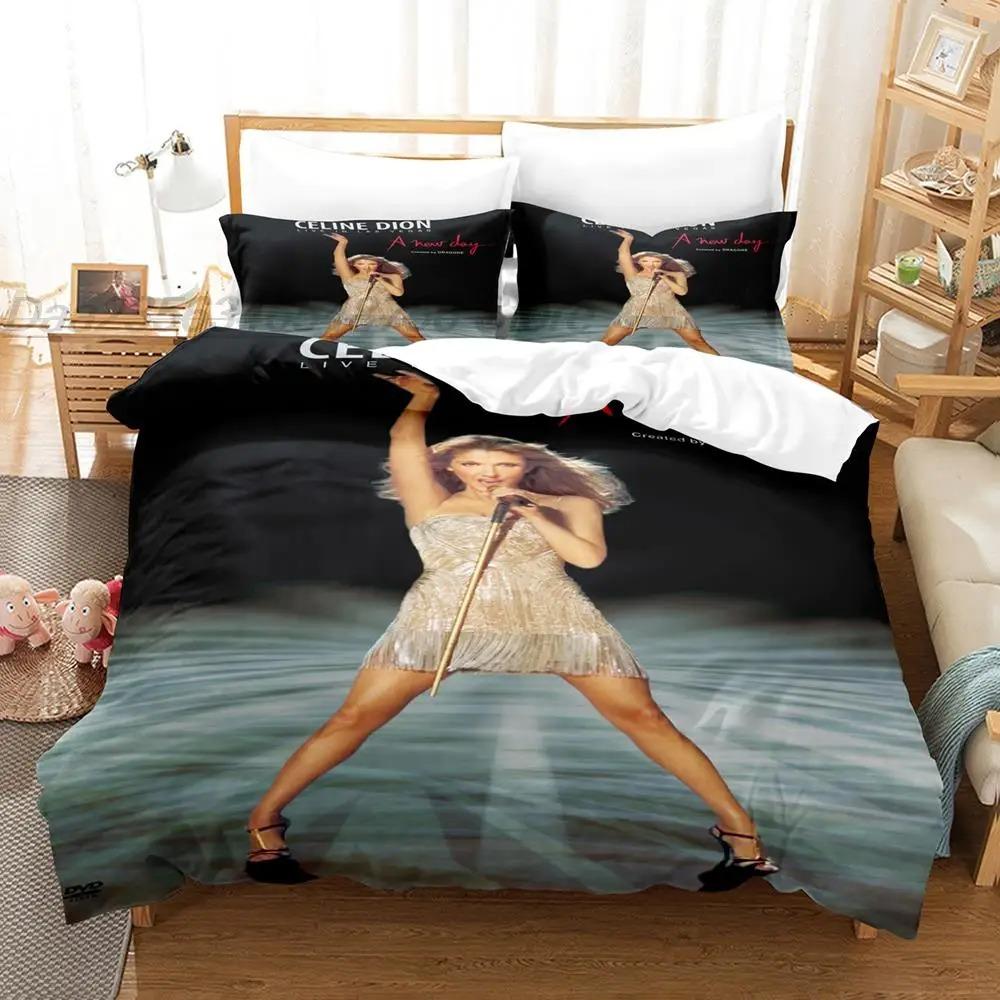 Комплект постільної білизни Celine Dion Односпальний Двоспальний Повний Королівський Розмір Комплект для ліжка Для дорослих Хлопчиків Спальня Комплекти підковдр 3D Друк комплект простирадл EU Single(135*200cm)3pcs
Комплект постільної білизни Celine Dion Односпальний Двоспальний Повний Королівський Розмір Комплект для ліжка Для дорослих Хлопчиків Спальня Комплекти підковдр 3D Друк комплект простирадл EU Single(135*200cm)3pcs