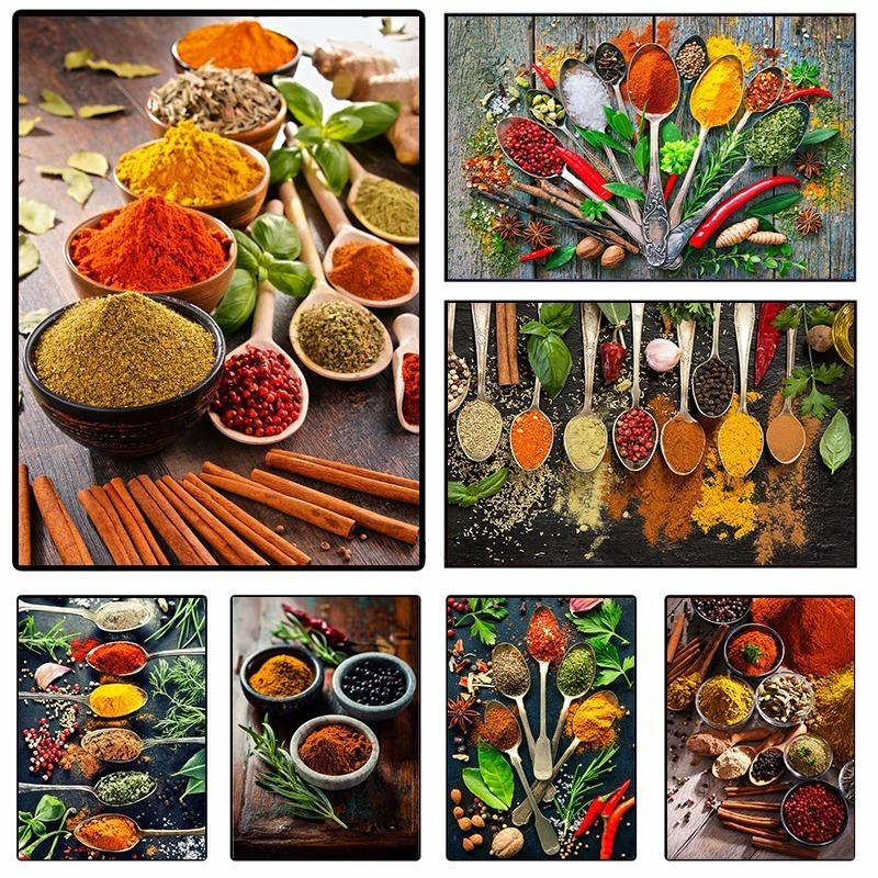 Modern Colorful Spices Chili Seasoning Spoon Posters and Prints Canvas Printing Wall Art Picture for Restaurant Kitchen Decor 21cm×30cm NoFrame
Modern Colorful Spices Chili Seasoning Spoon Posters and Prints Canvas Printing Wall Art Picture for Restaurant Kitchen Decor 21cm×30cm NoFrame