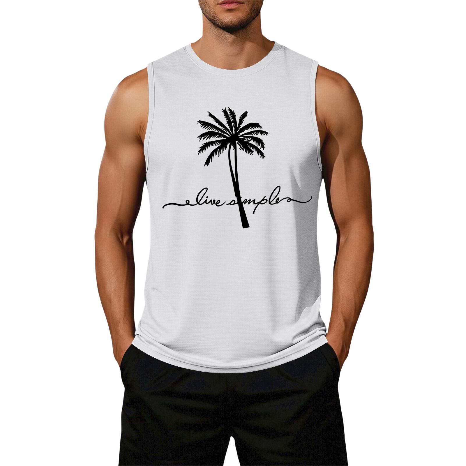 Men s Loose Fit Casual Sleeveless Tank Top Palm Tree Graphic Print Summer Muscle Shirt Lightweight Comfortable Activewear XL белый
Men s Loose Fit Casual Sleeveless Tank Top Palm Tree Graphic Print Summer Muscle Shirt Lightweight Comfortable Activewear XL белый
