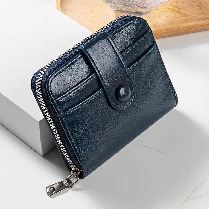 Fashion Men s Multi-Card Wallet Vintage PU Wax Oil Leather Short Wallets Unisex Zipper Coin Purse Male Card Holders Man Purses синій
Fashion Men s Multi-Card Wallet Vintage PU Wax Oil Leather Short Wallets Unisex Zipper Coin Purse Male Card Holders Man Purses синій