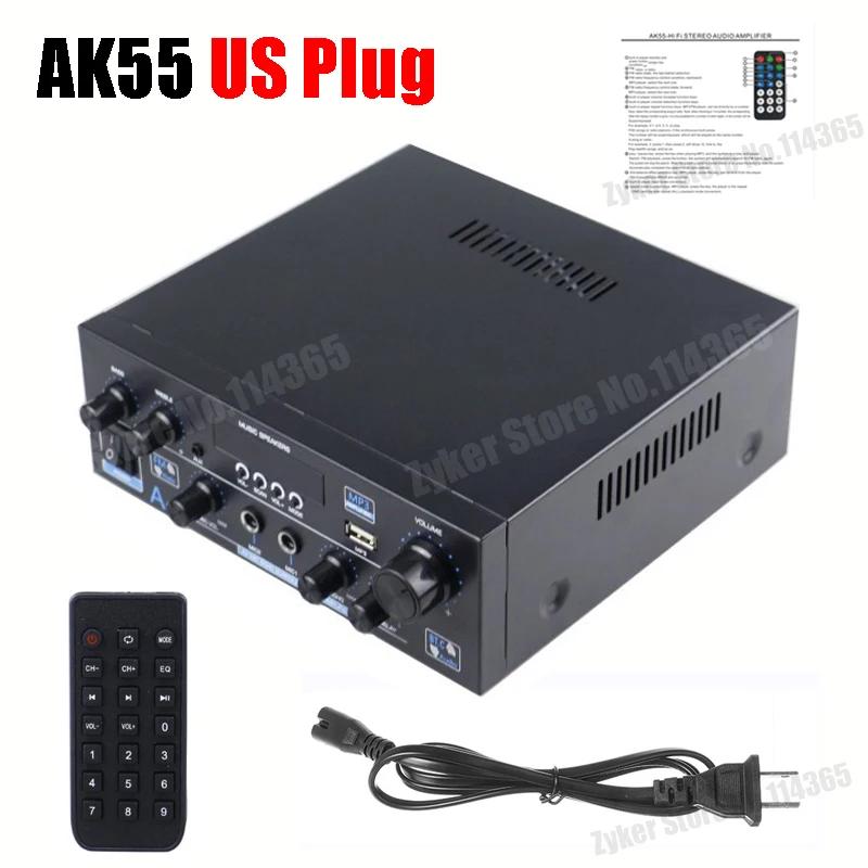 BT298 Pro AK55 HiFi Bluetooth аудіопідсилювач Цифровий підсилювач звуку для домашнього кінотеатру Канал 2.0 AMP Підтримка 2 MIC FM MAX 800W AK55 US Plug
BT298 Pro AK55 HiFi Bluetooth аудіопідсилювач Цифровий підсилювач звуку для домашнього кінотеатру Канал 2.0 AMP Підтримка 2 MIC FM MAX 800W AK55 US Plug