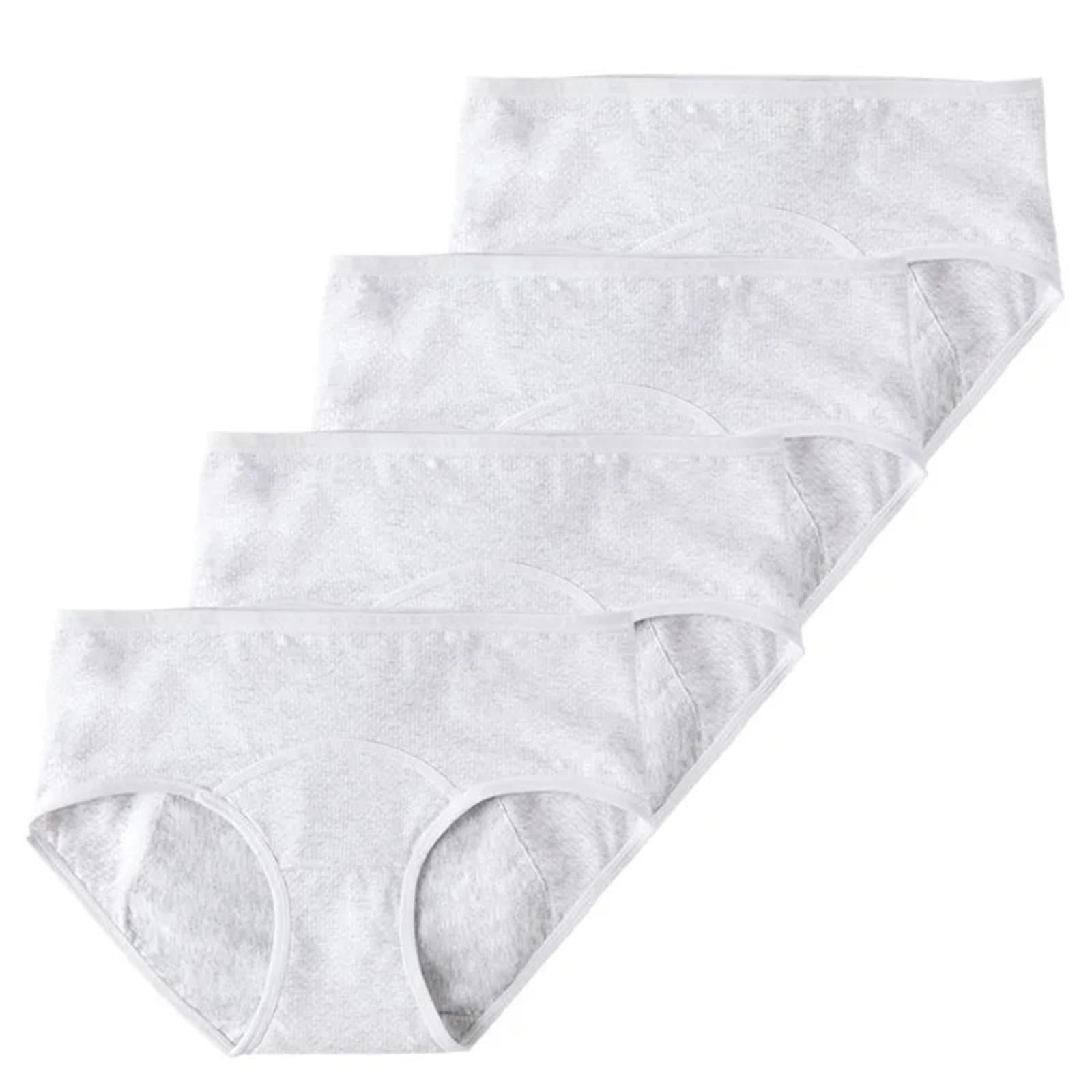 4 Pack Light Grey Women s Cotton Leakproof Period Panties Middle Waist Comfortable Underwear 2XL світло-сірого кольору
4 Pack Light Grey Women s Cotton Leakproof Period Panties Middle Waist Comfortable Underwear 2XL світло-сірого кольору
