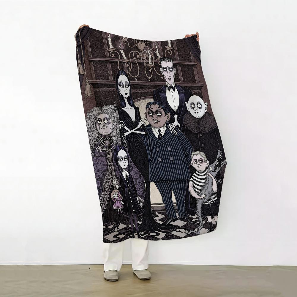 Movie T The A Addams F Family Throw Soft Warm Flannel Fleece Throw Blanket for Sofa Bed Travel Home 75cmx90cm
Movie T The A Addams F Family Throw Soft Warm Flannel Fleece Throw Blanket for Sofa Bed Travel Home 75cmx90cm