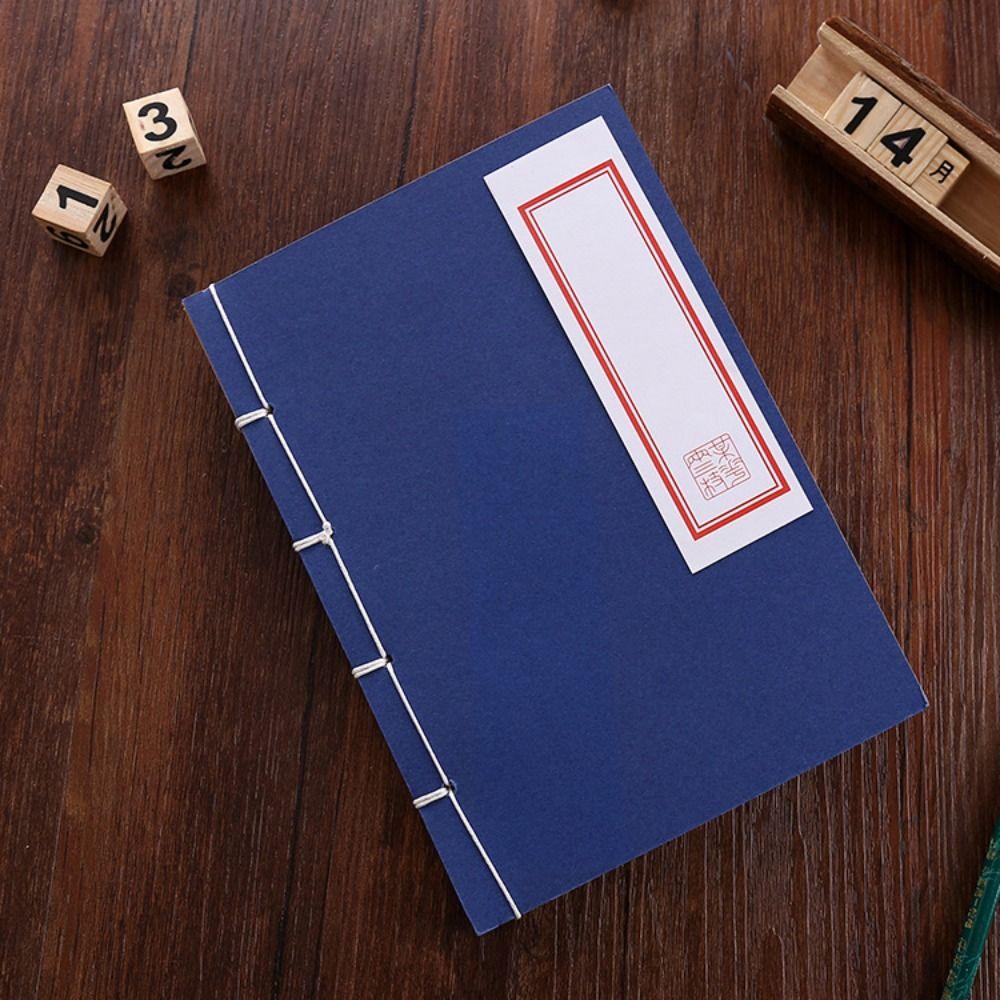 Calligraphy Rice Paper Ancient Notebook Kraft Paper Thread-bound Notebook Calligraphy Beginner blue-white paper
Calligraphy Rice Paper Ancient Notebook Kraft Paper Thread-bound Notebook Calligraphy Beginner blue-white paper