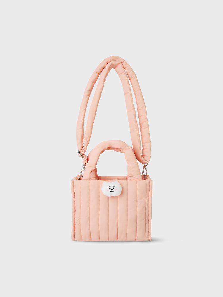 Line Friends BT21 RJ Face Plush Badge Quilted Tote Bag
Line Friends BT21 RJ Face Plush Badge Quilted Tote Bag