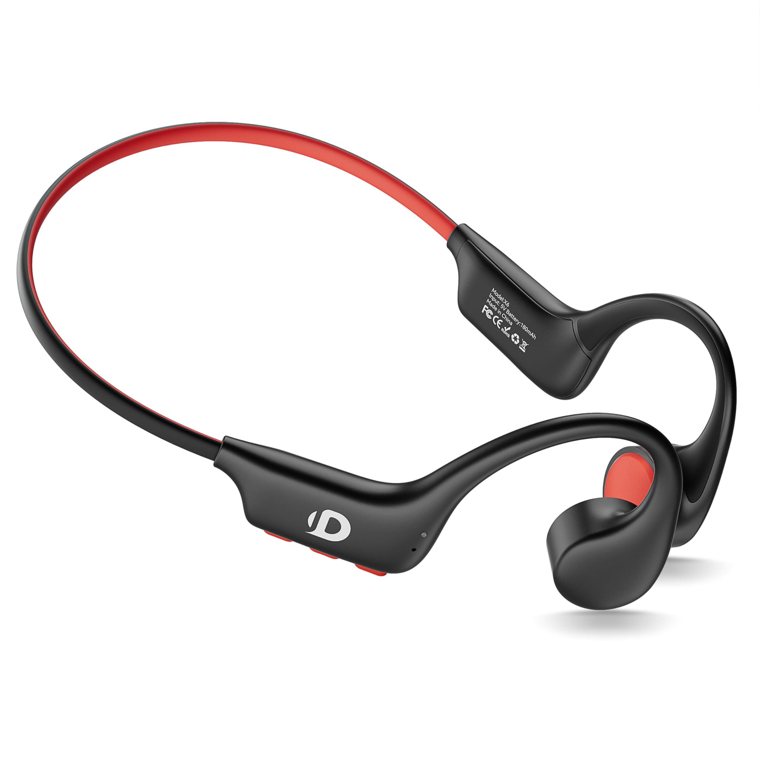 DEMICEA open ear bone conduction 32GB with IP68 waterproof 8 hours wireless Bluetooth earphones headphones, earphones, built-in MP3, microphone, & красный
DEMICEA open ear bone conduction 32GB with IP68 waterproof 8 hours wireless Bluetooth earphones headphones, earphones, built-in MP3, microphone, & красный