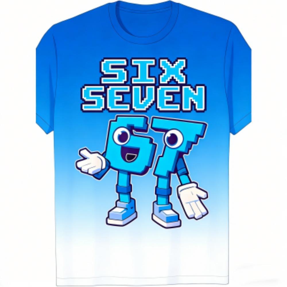 Summer Fashion Cartoon 67 Print Men s T-Shirts Summer Street Short-Sleeve Outdoor Casual Clothing for Men s and Women s Tees Top XXS
Summer Fashion Cartoon 67 Print Men s T-Shirts Summer Street Short-Sleeve Outdoor Casual Clothing for Men s and Women s Tees Top XXS