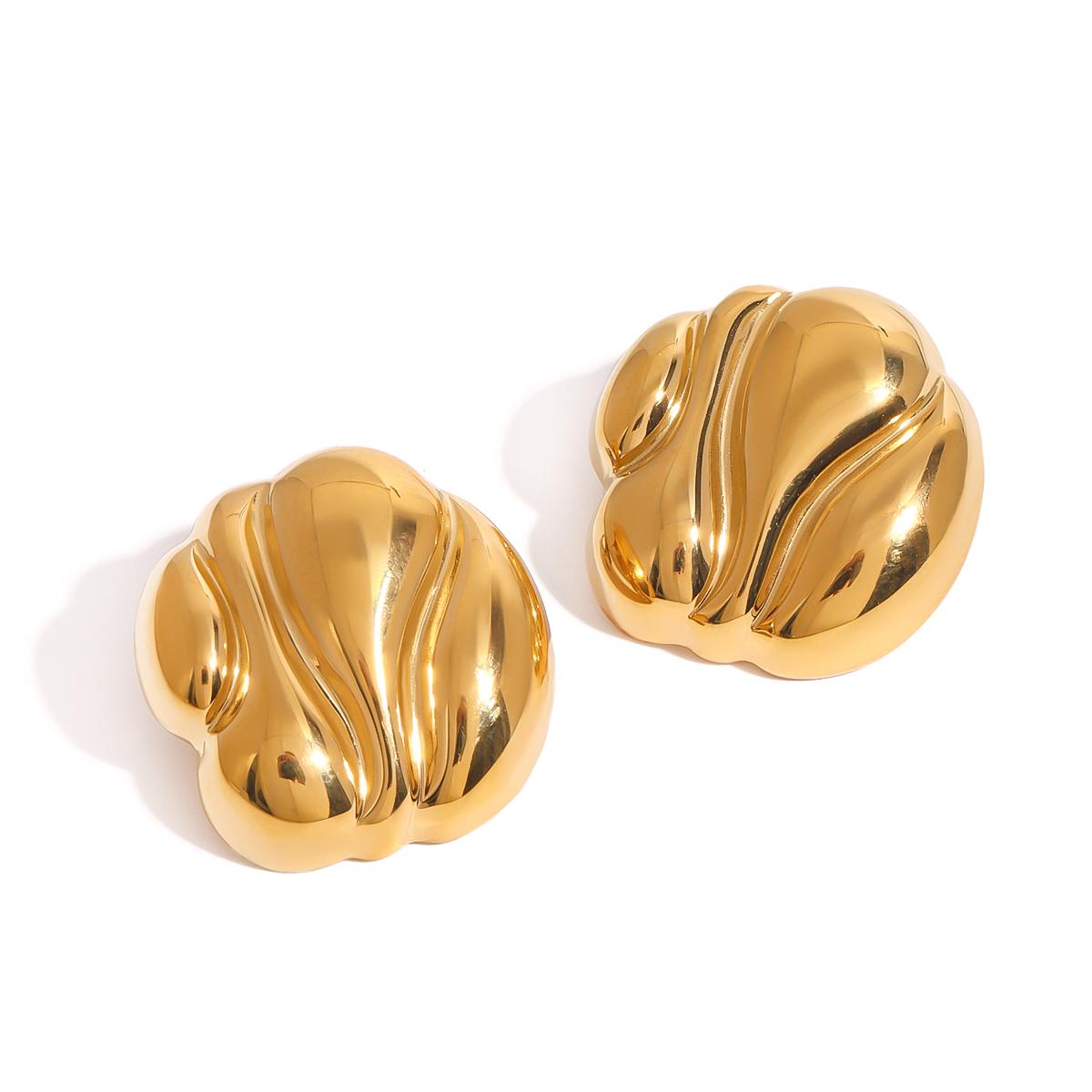 Yori Stainless Steel 18K Gold Plated Wave Earrings Dual-Tone Jewelry Modern Minimalist Durable Hypoallergenic Women Daily Gift золотистый
Yori Stainless Steel 18K Gold Plated Wave Earrings Dual-Tone Jewelry Modern Minimalist Durable Hypoallergenic Women Daily Gift золотистый