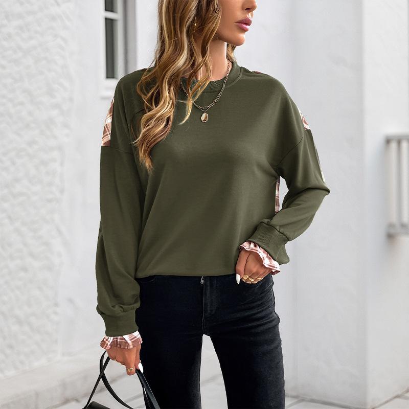 Women s Fashion Casual Spring Autumn Solid Color Print Long Sleeve O-Neck Blouses Shirts XL армія зелений колір
Women s Fashion Casual Spring Autumn Solid Color Print Long Sleeve O-Neck Blouses Shirts XL армія зелений колір