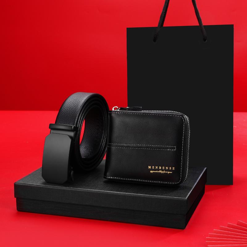 Men s Belt Wallet Combination Set Cowhide Leather Automatic Buckle Trousers Belt Wallet Gift Box 130cm
Men s Belt Wallet Combination Set Cowhide Leather Automatic Buckle Trousers Belt Wallet Gift Box 130cm