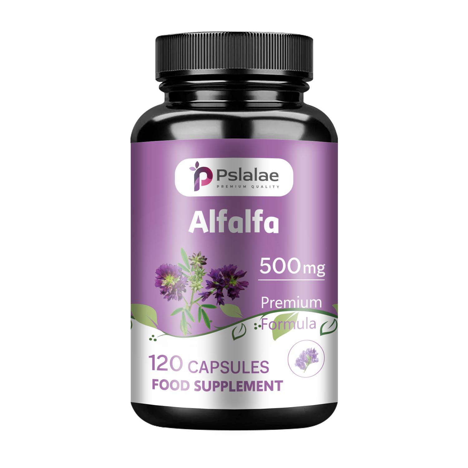 Alfalfa capsules, 500 mg per serving. Alfalfa is rich in vitamins, minerals, and chlorophyll. Nutritional supplement, suitable for both men and women. 120*1
Alfalfa capsules, 500 mg per serving. Alfalfa is rich in vitamins, minerals, and chlorophyll. Nutritional supplement, suitable for both men and women. 120*1
