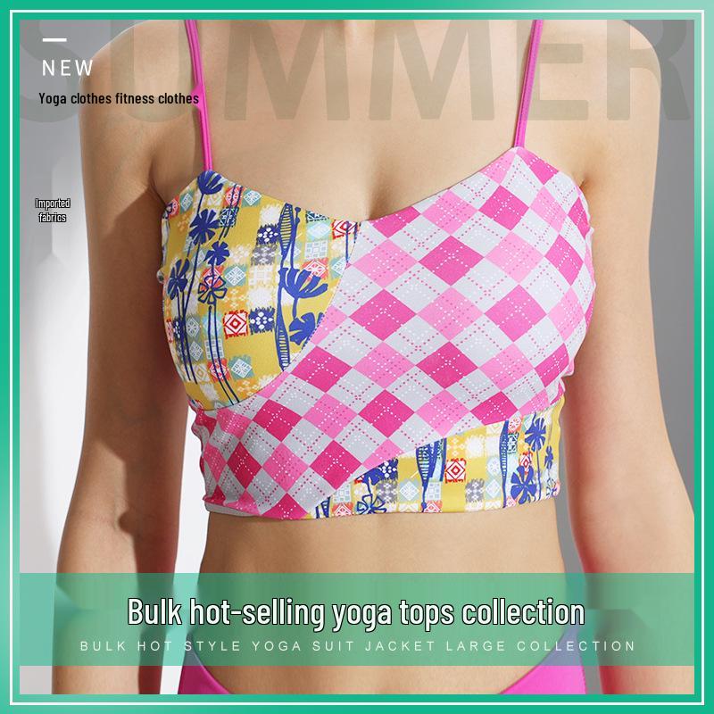 Women s Printed Yoga Vest with Spaghetti Straps and Built-In Bra, Perfect for Running and Fitness, Includes Chest Pads. M
Women s Printed Yoga Vest with Spaghetti Straps and Built-In Bra, Perfect for Running and Fitness, Includes Chest Pads. M