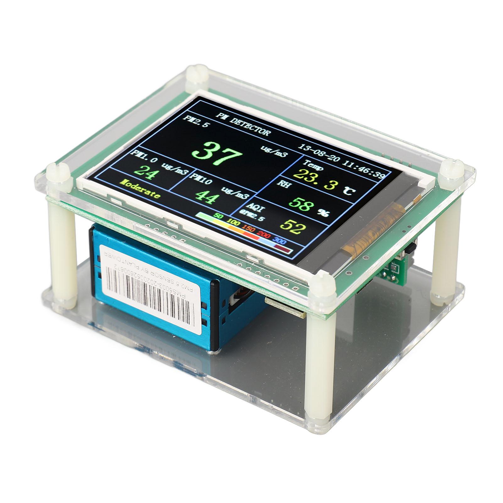 Детектор PM2.5 Монитор качества воздуха в помещении PM1.0 PM2.5 PM10 HCHO CO2 Датчик температуры и влажности
Детектор PM2.5 Монитор качества воздуха в помещении PM1.0 PM2.5 PM10 HCHO CO2 Датчик температуры и влажности