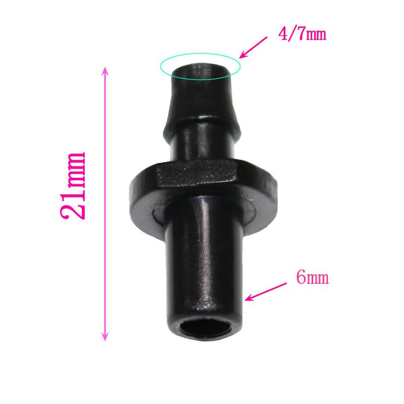 100 pcs barbed 4/7mm hose straight Quick connectors Garden water Irrigation system Accessories Repair Fittings 4I7mm hose connector чорний
100 pcs barbed 4/7mm hose straight Quick connectors Garden water Irrigation system Accessories Repair Fittings 4I7mm hose connector чорний