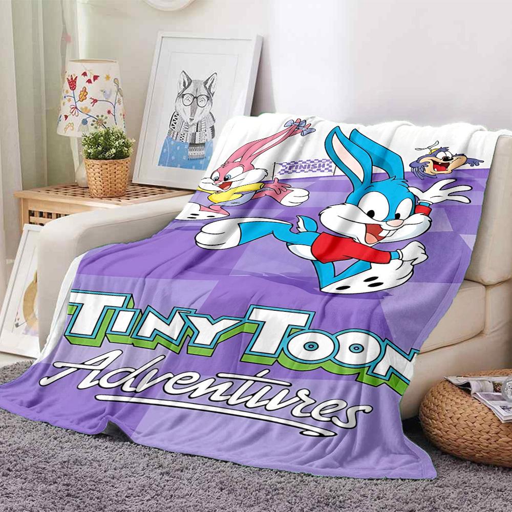 1pc TinyToon Adventures Flannel Throw Blanket - HD Printed Lightweight Soft Warm All-Season Blanket for Sofa, Bed, Travel, Camping 130 130cmx150cm
1pc TinyToon Adventures Flannel Throw Blanket - HD Printed Lightweight Soft Warm All-Season Blanket for Sofa, Bed, Travel, Camping 130 130cmx150cm