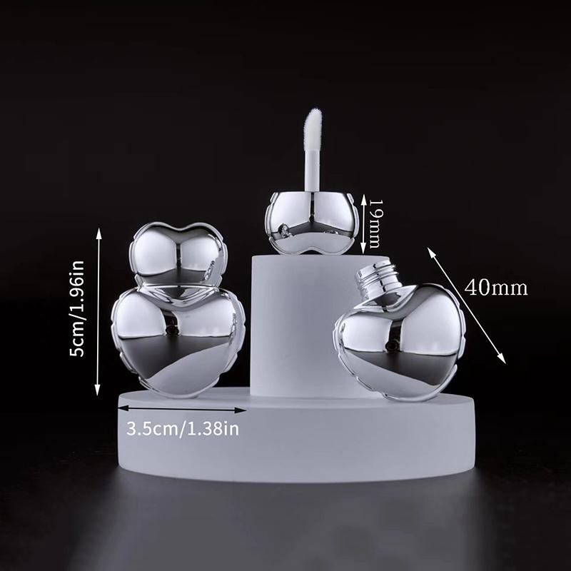 Portable Peach Heart 7ml Lip Gloss Tube Matte Silver Container Empty Bottle Lips Glaze Container Makeup Tool
Portable Peach Heart 7ml Lip Gloss Tube Matte Silver Container Empty Bottle Lips Glaze Container Makeup Tool