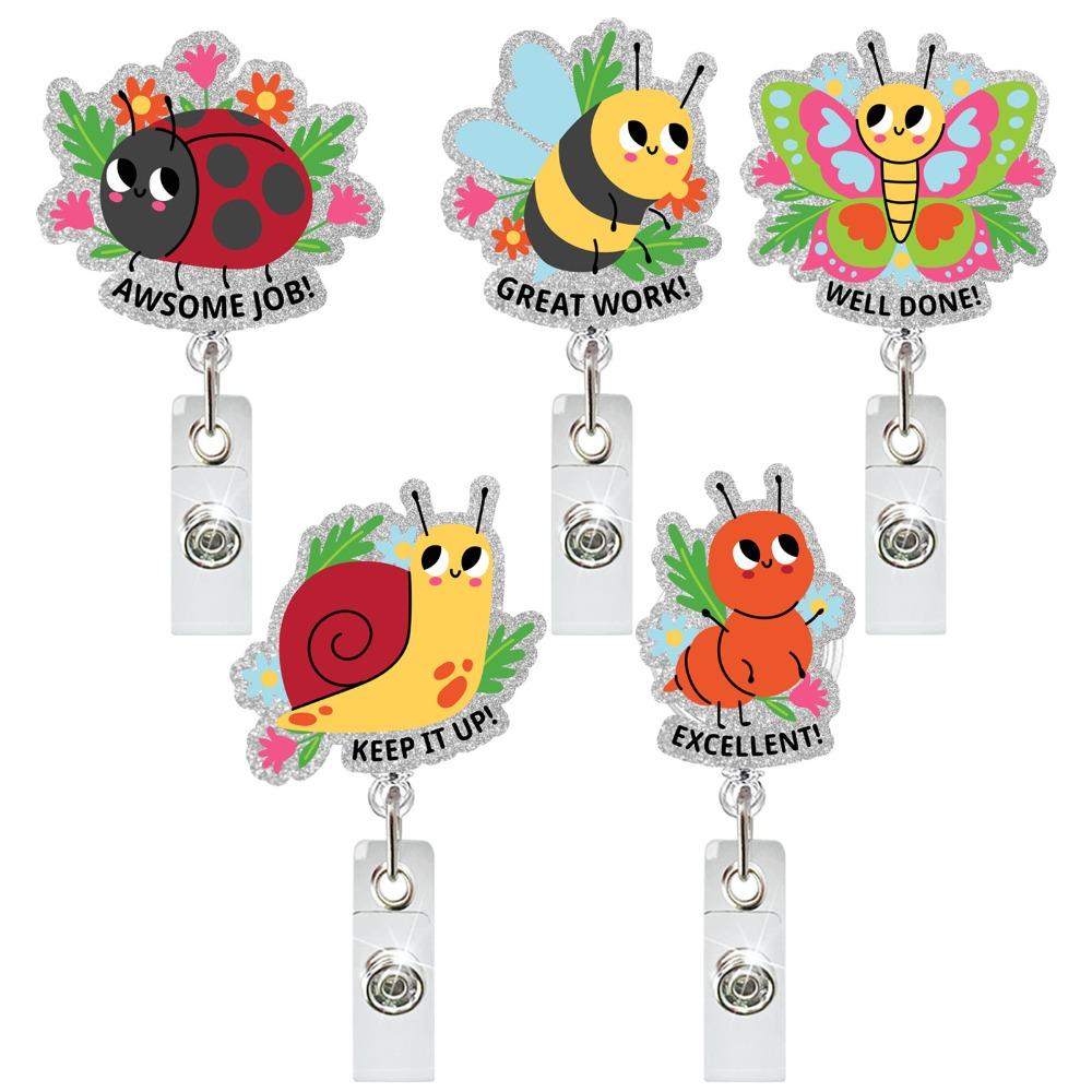 Fall-proof Cartoon Animals Badge Clip Motivational Slogan Nurse Badge Holder Name Tag bee
Fall-proof Cartoon Animals Badge Clip Motivational Slogan Nurse Badge Holder Name Tag bee