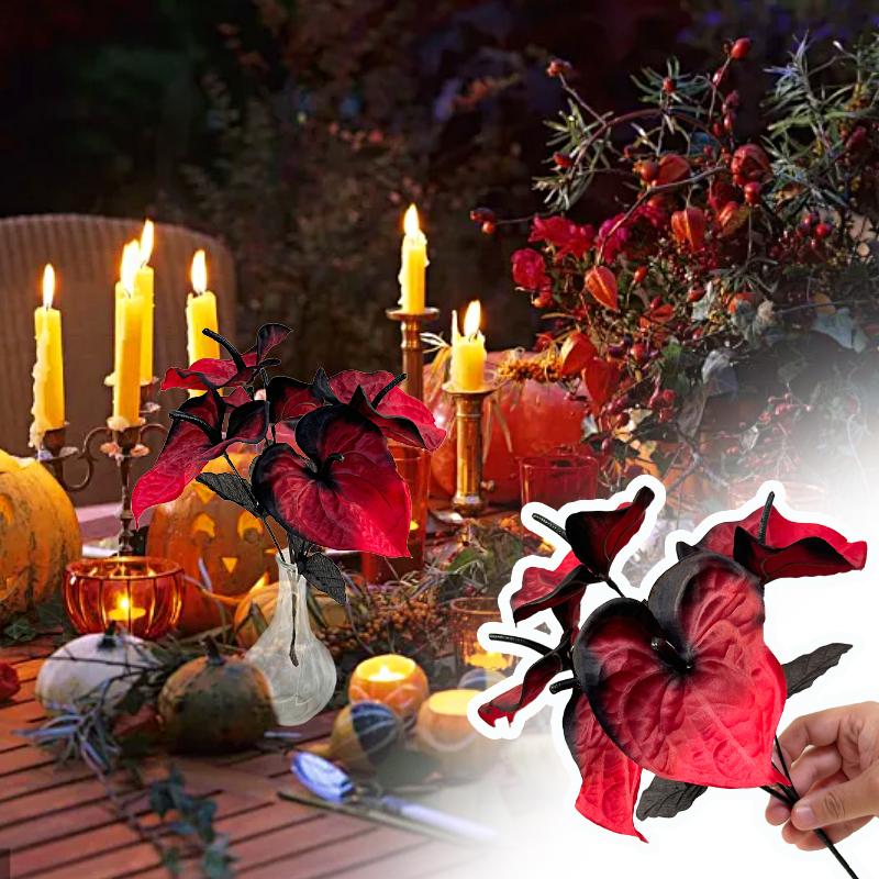 Halloween Artificial Leaves Ornament Silk Flower Desktop Table Multiple Colors Flower Arrangement Party Decoration
Halloween Artificial Leaves Ornament Silk Flower Desktop Table Multiple Colors Flower Arrangement Party Decoration