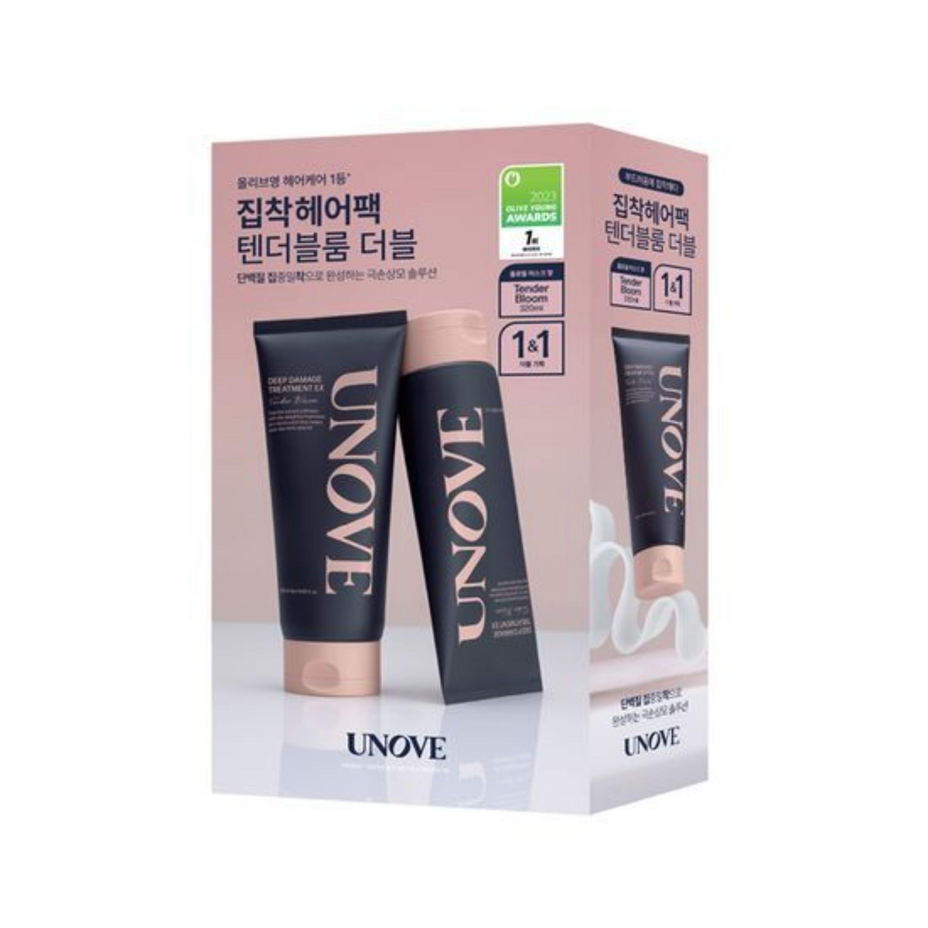 UNOVE Deep Damage Hair Treatment EX 320ml Double/Duo Set (3 Types, Choose 1) Tender Bloom 320mL Double Pack
UNOVE Deep Damage Hair Treatment EX 320ml Double/Duo Set (3 Types, Choose 1) Tender Bloom 320mL Double Pack
