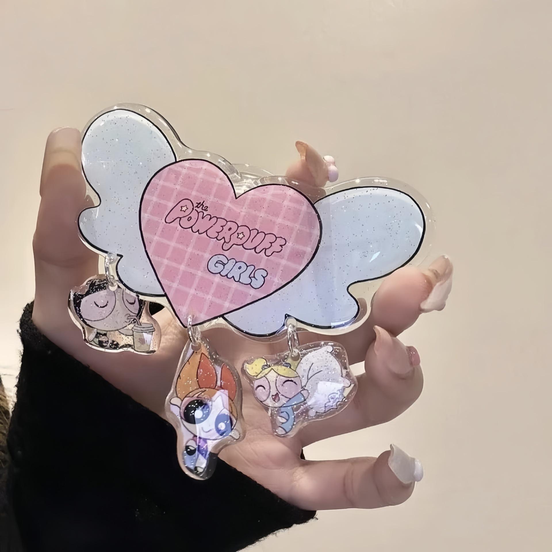 Korean-Style Sparkle Rainbow Heart Wings Pendant Sticker Holder
Korean-Style Sparkle Rainbow Heart Wings Pendant Sticker Holder