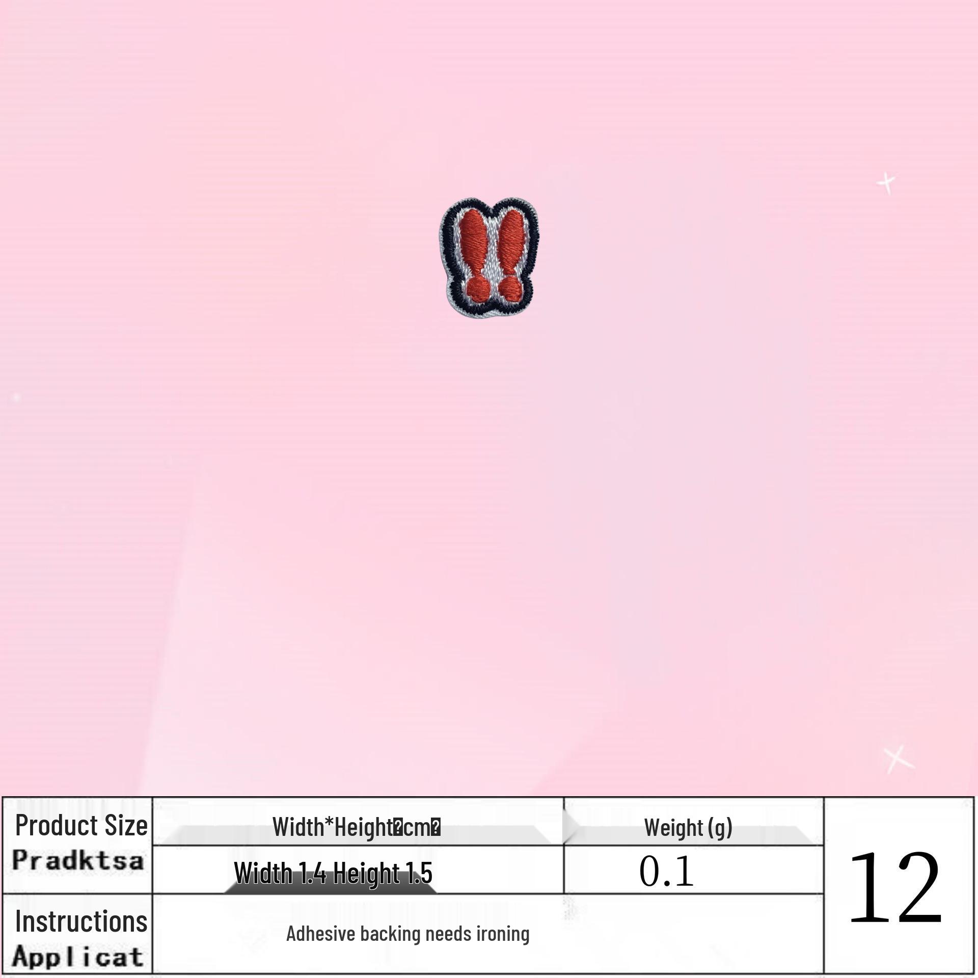 Маленькая милая вышитая термонаклейка в японском и корейском стиле для одежды
Маленькая милая вышитая термонаклейка в японском и корейском стиле для одежды