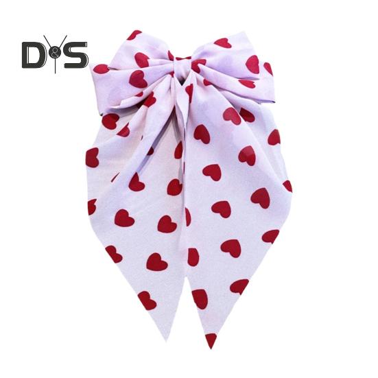 Женская заколка для волос в форме банта с лентой и узором в форме сердца, заколка для волос с пружиной, аксессуары для волос на затылке, свадебный подарок 2
Женская заколка для волос в форме банта с лентой и узором в форме сердца, заколка для волос с пружиной, аксессуары для волос на затылке, свадебный подарок 2