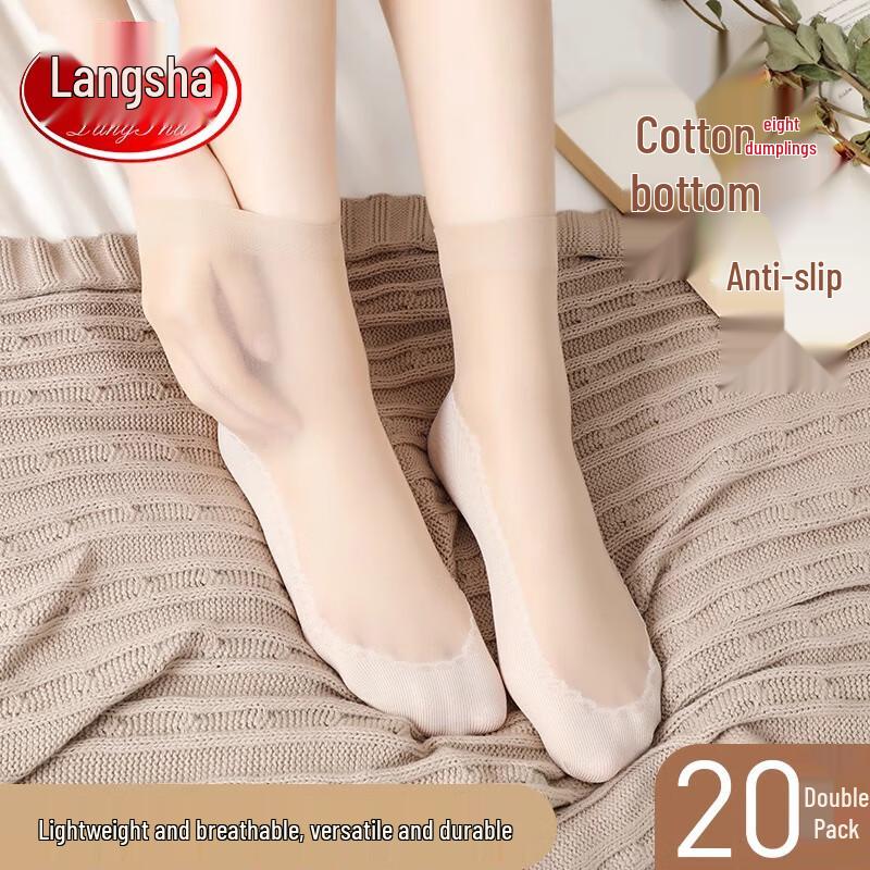 Langsha Women s 20-Pair Ultra-Thin Breathable Anti-Slip Short Stockings One Size (Shoe 35-40)
Langsha Women s 20-Pair Ultra-Thin Breathable Anti-Slip Short Stockings One Size (Shoe 35-40)