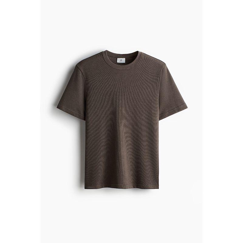 HM Men s and Women s T-shirt Autumn Heavy Weight Minimalist Casual round Neck Straight-leg Short Sleeve Tops 1258851 Brown 165/84
HM Men s and Women s T-shirt Autumn Heavy Weight Minimalist Casual round Neck Straight-leg Short Sleeve Tops 1258851 Brown 165/84