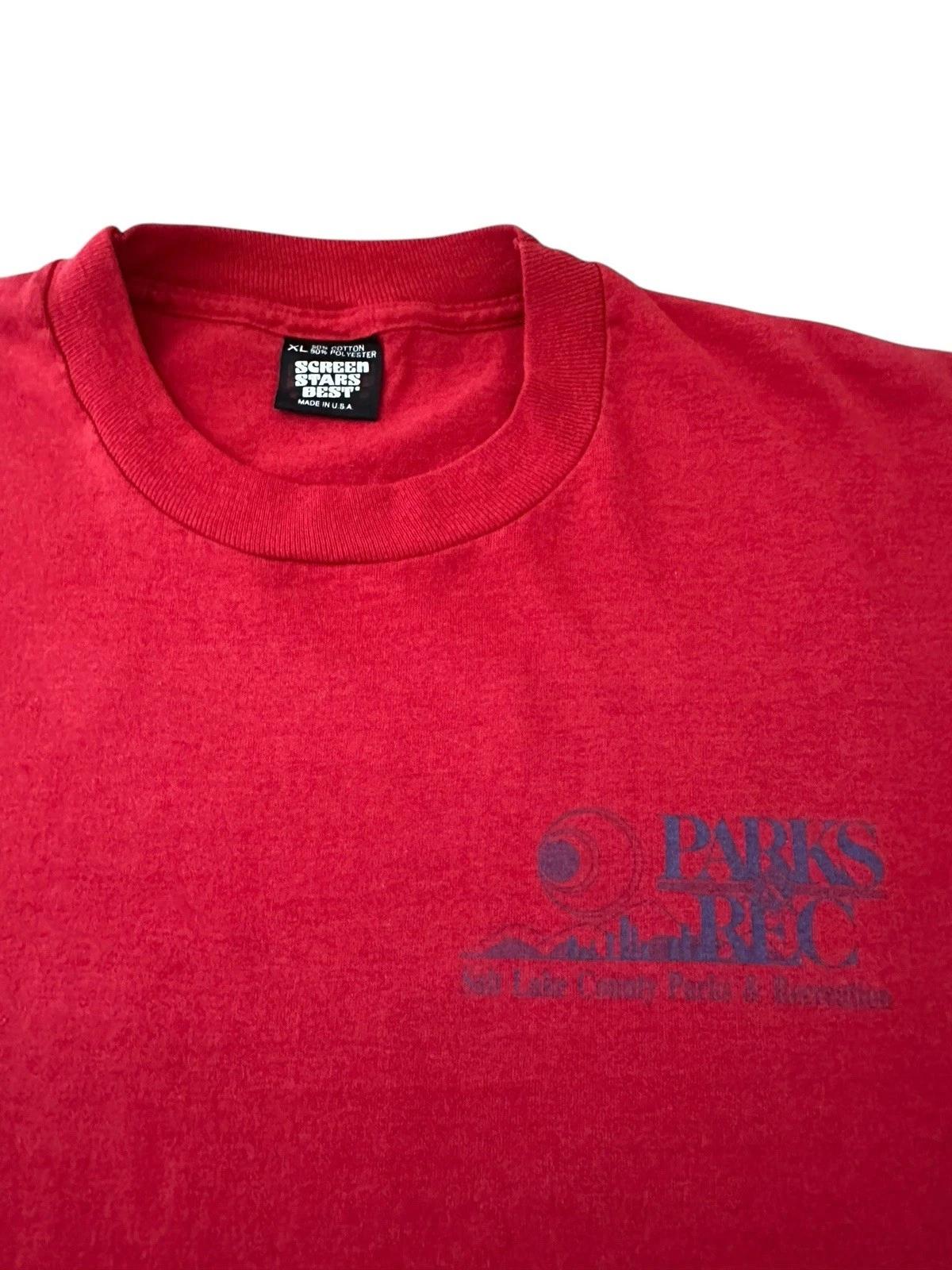Vintage Salt Lake County Parks And Rec T Shirt Men’s Large 90’s Utah City 3XL
Vintage Salt Lake County Parks And Rec T Shirt Men’s Large 90’s Utah City 3XL