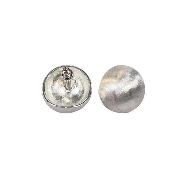 Minimalist Matte Round Ball Stud Earrings, Niche Design with High-End Brushed Finish and 925 Silver Needle Ear Clips.
Minimalist Matte Round Ball Stud Earrings, Niche Design with High-End Brushed Finish and 925 Silver Needle Ear Clips.