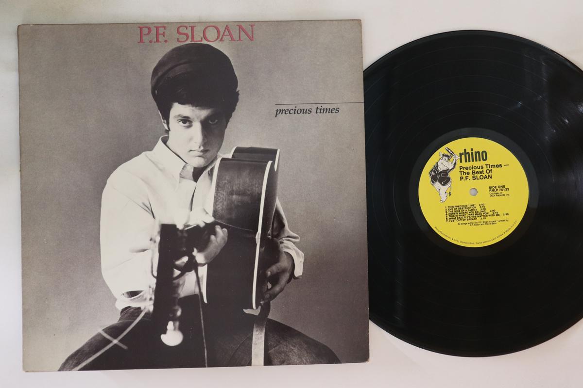 LP Record P.F. SLOAN - Precious Times - The Best Of P.f. S RNLP70133 RHINO 1986 US Rock Used
LP Record P.F. SLOAN - Precious Times - The Best Of P.f. S RNLP70133 RHINO 1986 US Rock Used