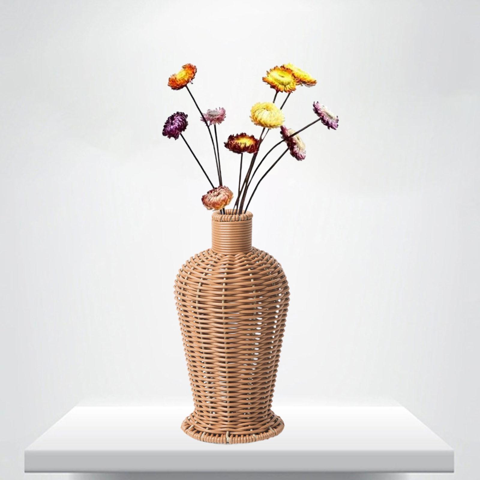 ПП Материал Сухая Ваза 4.7x9 дюймов Настольное Украшение для Гостиной Прочная коричневый
ПП Материал Сухая Ваза 4.7x9 дюймов Настольное Украшение для Гостиной Прочная коричневый