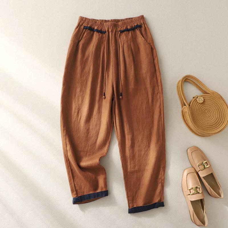 Loose Harem Pants Casual Versatile Fashion Women s Pants Linen Solid Color Elastic High Waist Pink Pant Summer S оранжевый
Loose Harem Pants Casual Versatile Fashion Women s Pants Linen Solid Color Elastic High Waist Pink Pant Summer S оранжевый