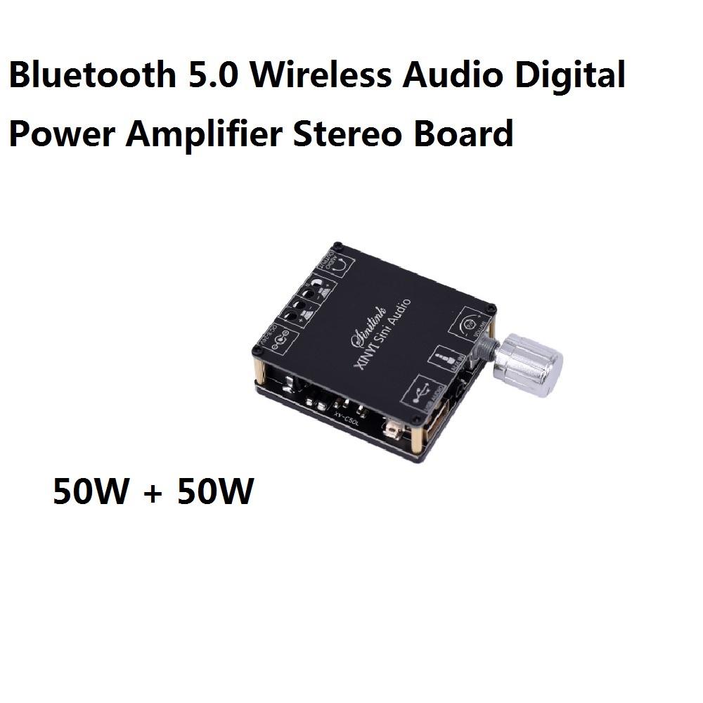 XY-C50L MINI Bluetooth 5.0 Бездротовий аудіо цифровий підсилювач потужності Стереоплата 50 Вт+50 Вт
XY-C50L MINI Bluetooth 5.0 Бездротовий аудіо цифровий підсилювач потужності Стереоплата 50 Вт+50 Вт