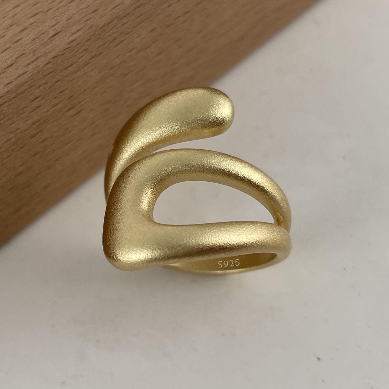 925 Sterling Silver Rings for Women Couple Minimalist Handmade Simple Hollow Gold RingJewelry Gift Prevent Allergy resizable
925 Sterling Silver Rings for Women Couple Minimalist Handmade Simple Hollow Gold RingJewelry Gift Prevent Allergy resizable