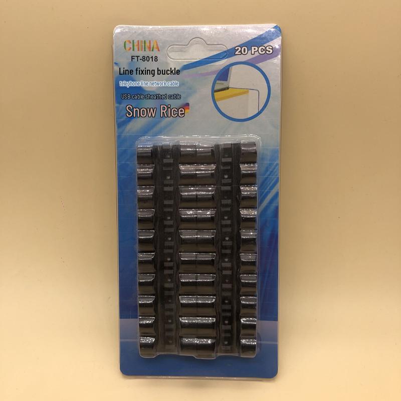 Self-Adhesive Cable Organizer Clips: Network, Data, and Wire Management Clips
Self-Adhesive Cable Organizer Clips: Network, Data, and Wire Management Clips