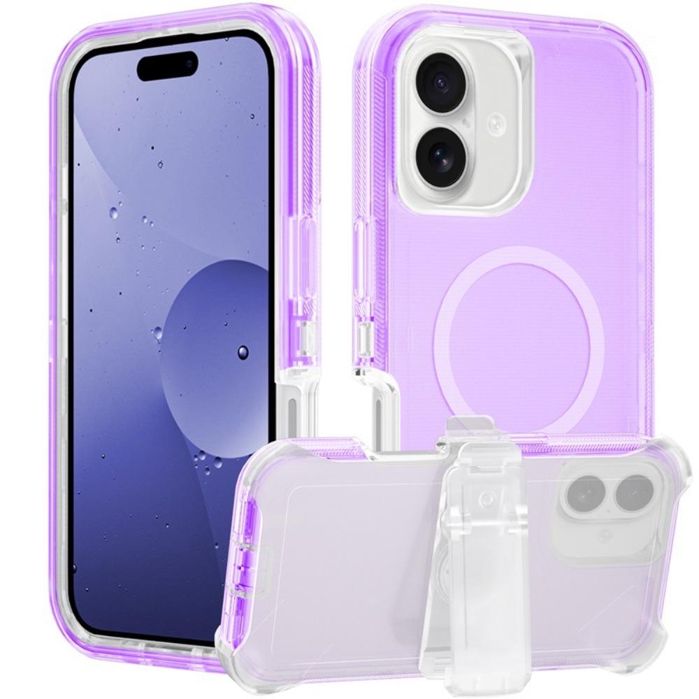 3-Layer Hybrid Case For iPhone 17 16 15 14 13 Pro Max Plus 17e Air 16e Ott-Box Clear For MagSafe Shockproof Cover with Belt Clip iPhone Air фиолетовый
3-Layer Hybrid Case For iPhone 17 16 15 14 13 Pro Max Plus 17e Air 16e Ott-Box Clear For MagSafe Shockproof Cover with Belt Clip iPhone Air фиолетовый