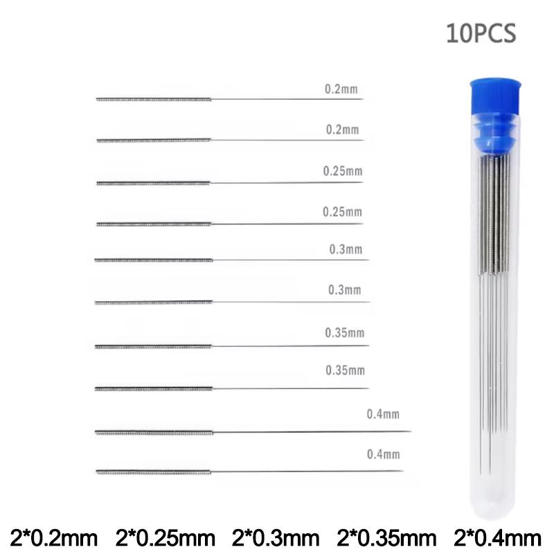 3D Printer Nozzle Cleaning Kit 0.2/0.25/0.3/0.35/0.4mm Stainless Steel Nozzle Cleaning Needles Cleaner For Car Wiper Gas Stoves
3D Printer Nozzle Cleaning Kit 0.2/0.25/0.3/0.35/0.4mm Stainless Steel Nozzle Cleaning Needles Cleaner For Car Wiper Gas Stoves