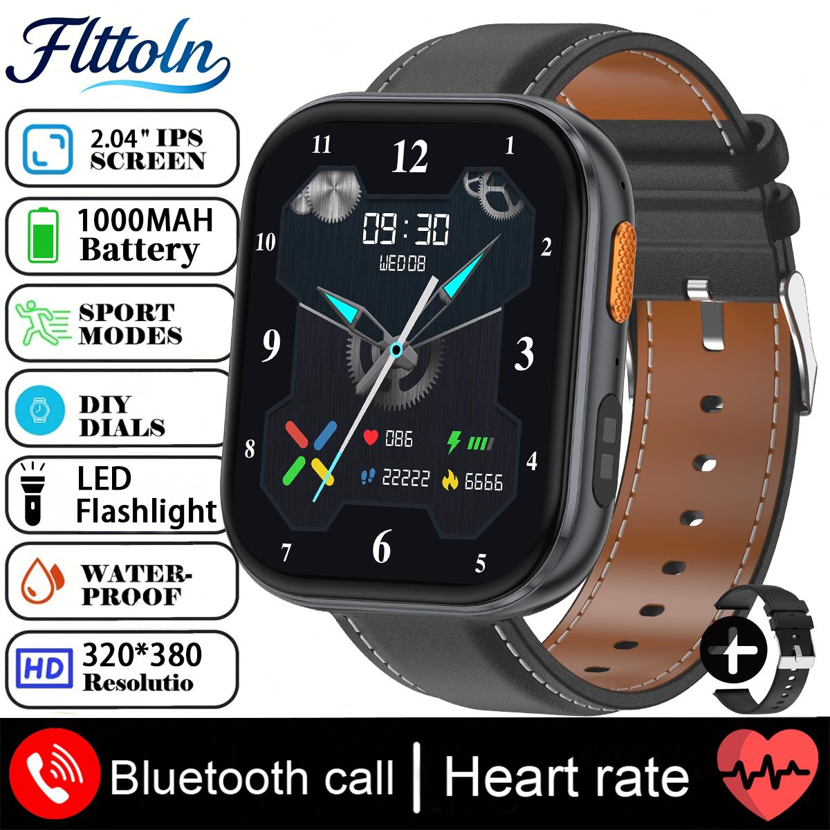 New AMOLED Smart Watch Men 2.04 Screen Bluetooth Call Health Monitor IP68 Waterproof Sport Women Smartwatch New For Android IOS
New AMOLED Smart Watch Men 2.04 Screen Bluetooth Call Health Monitor IP68 Waterproof Sport Women Smartwatch New For Android IOS
