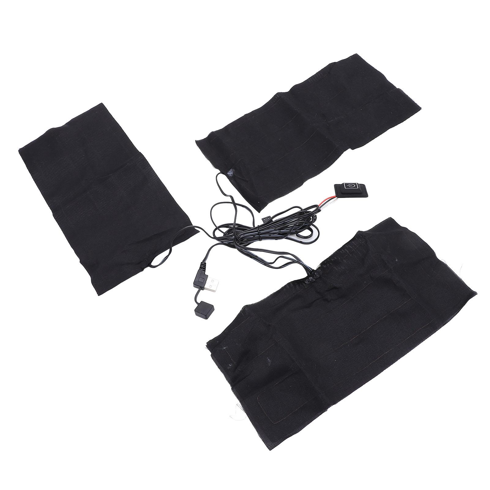 Electric USB Heated Pad 5V 2A Lightweight Clothing Heating Tablets Adjustable Temperature Warmer for Belly Knees
Electric USB Heated Pad 5V 2A Lightweight Clothing Heating Tablets Adjustable Temperature Warmer for Belly Knees