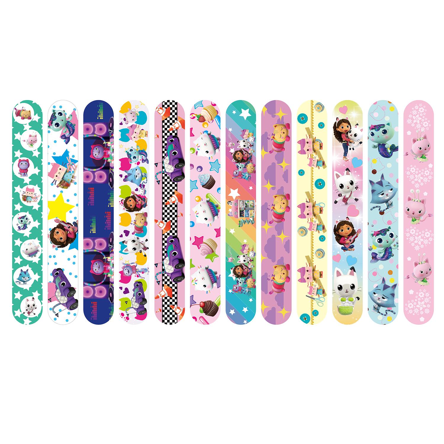12-60pcs Gabby Dollhouse Cats Snap Slap Bracelets Wristbands Celebration Favors Xmas Stuffers Fillers Birth Date Celebration Decorations -A2118
12-60pcs Gabby Dollhouse Cats Snap Slap Bracelets Wristbands Celebration Favors Xmas Stuffers Fillers Birth Date Celebration Decorations -A2118